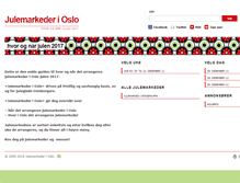 Tablet Screenshot of julemarkeder.com